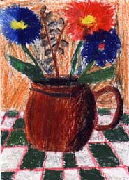 Daniella's Jar with Flowers ( Korso viraggal )